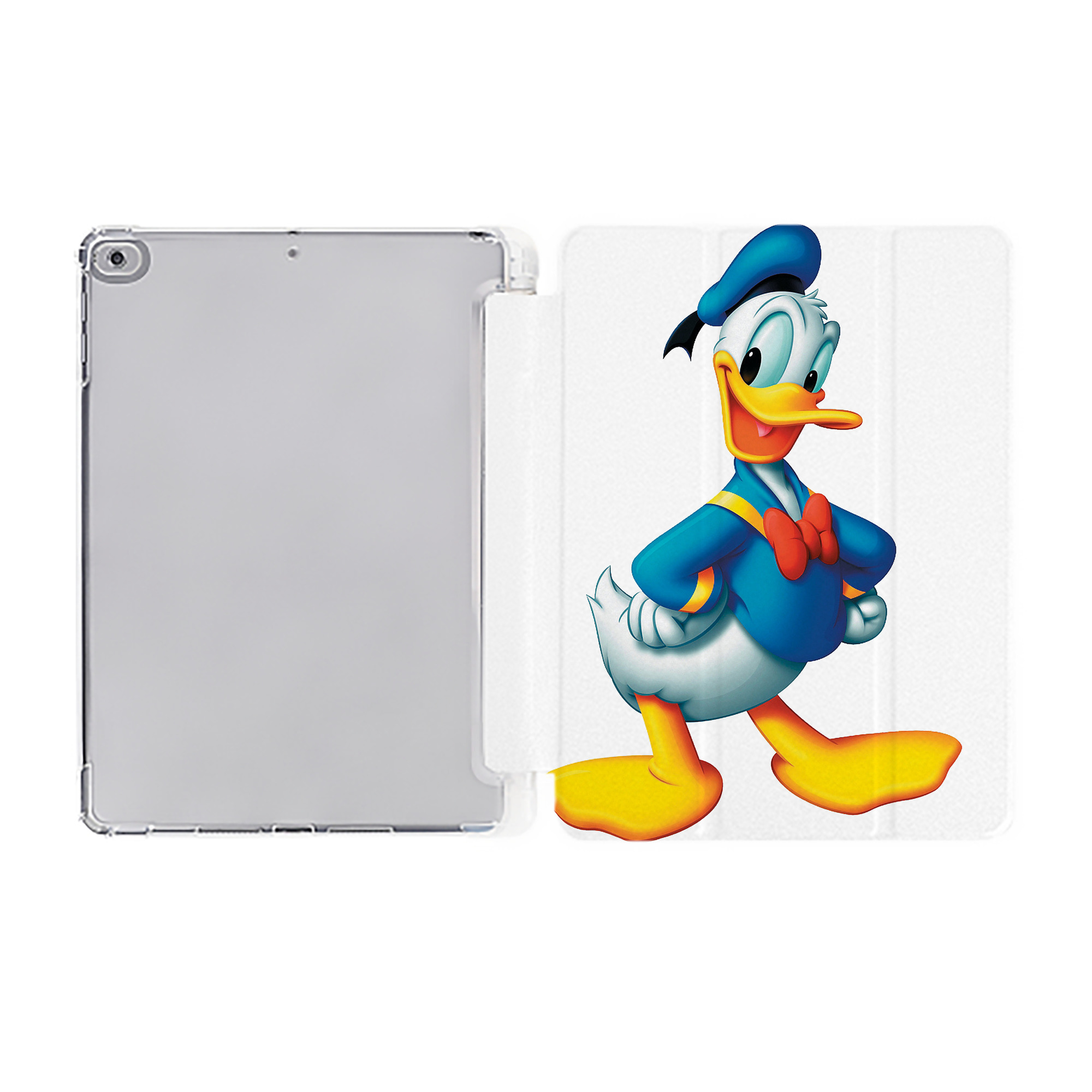 （画像用） ミッキーマウス Mickey Mouse IPad ケース ペン収納付き 三つ折りスタンド PUレザー×シリコン 対応機種9.5/10.5/10.9インチ